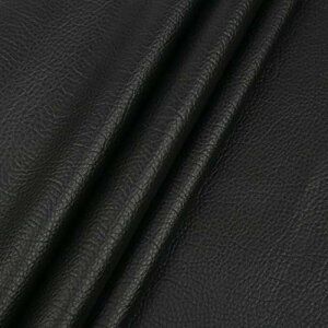 合皮 生地 ソフト 人工レザー DIY かばんの作りに 手芸材料 pvc leather ライチ紋 幅135cm (1M 黒色)