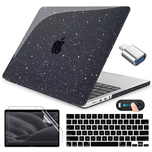 MacBook Pro 14C` P[X 2024 2023-2021 LL Jo[ mac book pro 14 Black Glitter P[X M4 A3112 A3185 A3401 A2992 A2918 M3 A2779 M2 A2442 M1 Ή  ^ ϏՌ {JISzL[{[hJo[ +یt