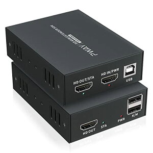 HDMI KVM GNXe_[ USB HDMI  o M@Zbg 1080P 60Hz ő50m`\ rfIc Ď PS4 / 5Ή L[{[hƃ}EXŃ\[Xu