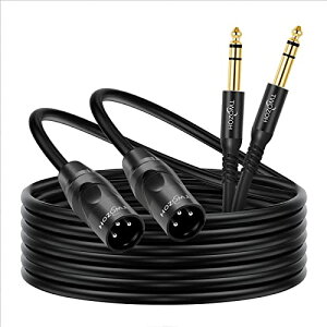 XLR IX 6.35mm TRSP[u 1M 2{ oX1 / 4C`vO3sXLR IX NH[^[C`XLR XeIM^[P[u (vtFbVi / HiFi)