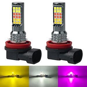 LED tHOv H8 H11 H16 tHO CG[ zCg sN 3F؂ւ LEDou F  }[^ 3F tHOou t@X ̌^ 12V ԗp LEDCg 2