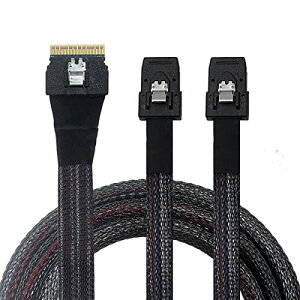 PCI-E Ultraport Slimline SAS Slim 4.0 SFF-8654 8i 74�s�� �f���A�� SFF-8087 Mini SAS�P�[�u�� PCI-Express ��������