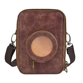 FUJIFILM チェキ ハイブリッドインスタント Evo / Liplay カメラケース instax mini Evoケース instax mini Liplayケース ショルダーストラップ付き MINI Evo チェキケース カメラ収納ケース レンズカバー収納 フィルム収納 ファスナー開け 防水防塵 全面保護...