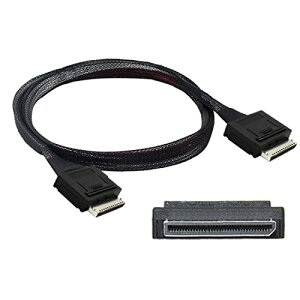 SFF-8611 SFF-8611P[u OCuLink PCIe PCI-Express SFF-8611 8X 8[ IX-IX SSD f[^ANeBuP[u 50cm