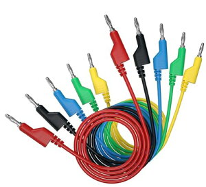 �o�i�i�v���O �e�X�g���[�h�Z�b�g 4mm �ςݏd�ˉ\ �o�i�i�v���O���C���[�e�X�g�P�[�u�����[�h �}���`���[�^�[�p �d�C�e�X�g���C���[ 1000V / 15A 5�{�Z�b�g (5 �F)