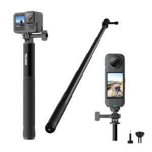 B_ ANVJ A~jE X[XXgb` ϋv 90cm y ȂB_ ANVJ Go Pro Hero 13 12 11 10 9 Insta360 X5 X4 X3 Ace Pro DJI Osmo 360 Action 5 Pro 4 3 AKASOɑ