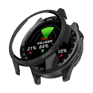 GARMIN Approach S44 �P�[�X ��̌^ �����K���X �ی�J�o�[ �S�ʕی� �����K���X��� 9H�ی�t�B����+PC�J�o�[ �����ȒP �ϏՌ� �����ߗ� �w��h�~ (�u���b�N) ��������