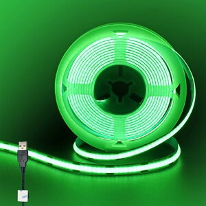 5V USB COB LEDXgbvCg 3M O[ 320LEDs / M 8mm x8W / M CRI90 ʃe[vό`\ ؒf\ hIP20  ԏ Q Lb`z[ ItBX 