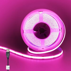 5V USB COB LEDXgbvCg 2M sN 320LEDs / M 8mm x8W / M CRI90 ʃe[vό`\ ؒf\ hIP20  ԏ Q Lb`z[ ItBX 