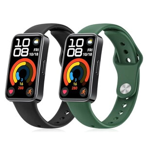 Huawei Band 10 / 10 Aluminum Edition / 9 / 8 �o���h �V���R�� �X�|�[�c�o���h ������� �_�炩�� �h�� �j�����p �����x���g Huawei Band 10 / 10 Aluminum Edition / 9 / 8 �p (�u���b�N)+(�O���[��) ��������