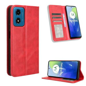 Moto G24 �P�[�X�X�}�z�P�[�X �蒠�^ �V���v�� �J�o�[ �蒠�^�P�[�X Motorola Moto G24 / G04 �p ����PU ���U�[ �J�o�[ �J�[�h�|�P�b�g ���� �X�^���h�@�\�t�� �S�ʕی� �}�O�l�b�g �z�� (���b�h) ��