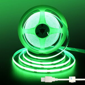 LEDe[vCg 5V COB LEDXgbvCg 1 2M O[ 320LED/m 3.5W/m 8mm hIP20 1M USBXCb`P[u 22AWG DIY ƒ̃CeAp 