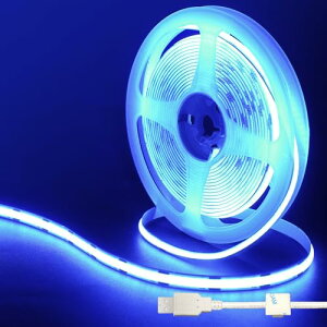 LEDe[vCg 5V COB LEDXgbvCg 1 5M u[ 320LED/m 3.5W/m 8mm hIP20 1M USBXCb`P[u 22AWG DIY ƒ̃CeAp 