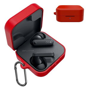 cmf by NOTHING BUDS �P�[�X �����h�~ �J���r�i�t�� �_�炩�� �����܂܏[�d�\ �h�� �h�o �y�� �ϏՌ� ���L �ϋv�� �\�t�g �Ռ� �z�� cmf by NOTHING �p �V���R�� �ی�J�o�[ (���b�h) ��������