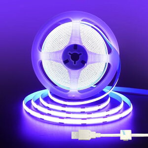 LEDe[vCg 5V COB LEDXgbvCg 1 5M p[v 320LED/m 3.5W/m 8mm hIP20 1M USBXCb`P[u 22AWG DIY ƒ̃CeAp 