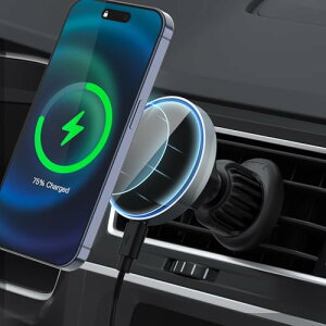 ԍ [d X}zz_[  o 15W Magsafe CX }OlbgԍڃX}z[d X}zX^h ͂ȎCz ňSȏ[d 360°] iPhone 15 14 13 12 Pro Plus Max/Android 4-7C