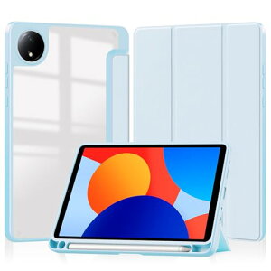 Redmi pad SE 8.7�C���` �P�[�X �J�o�[ �^�u���b�g�P�[�X �N���A ���S���� �O�܂� �X�^���h�@�\ �l�p���� �S�ʕی� �y�� ���^ TPU�ϏՌ��t���[���P�[�X �y���z���_�[�t�� �}�O�l�b�g���� ���J��