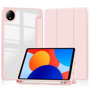 Redmi pad SE 8.7�C���` �P�[�X �J�o�[ �^�u���b�g�P�[�X �N���A ���S���� �O�܂� �X�^���h�@�\ �l�p���� �S�ʕی� �y�� ���^ TPU�ϏՌ��t���[���P�[�X �y���z���_�[�t�� �}�O�l�b�g���� ���J��