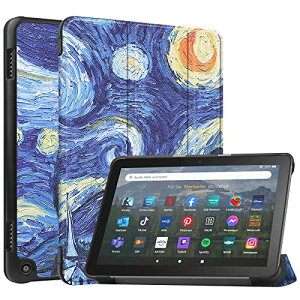 2024N Newf Fire HD 8 / HD 8 Plus P[X 2024/2022/2020 12/10 Fire HD8 / HD8 Plus U[P[X y ^ PU U[ X}[g Jo[ ϏՌ h~ n[h w P[X O܂ X^h 