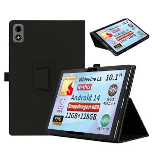 BNCF Bpad 10 �P�[�X �p�x���� �㎿PU���U�[ �L�Y�h�~ ���C�z�� �ω��� �y�� �C�菝�h�~ �܂��� �S�ʕی�^ �����^ BNCF Bpad 10 10.1�C���`��p �P�[�X �J�o�[ (�u���b�N) ��������