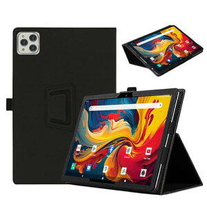 KADYBE A15 TAB �P�[�X �p�x���� �㎿PU���U�[ �L�Y�h�~ ���C�z�� �ω��� �y�� �C�菝�h�~ �܂��� �S�ʕی�^ �����^ KADYBE A15 TAB 10�C���`��p �P�[�X �J�o�[ (�u���b�N) ��������