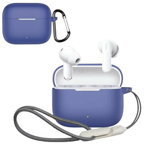 OPPO Enco Air4i �P�[�X �\�t�g �V���R�� �N�[�� �f�U�C�� �Ռ��z�� �h�� �h�o �y�� �����h�~�p�̃t�b�N�𓋍ڂ��� �X�����\�t�g �P�[�X�J�o�[ OPPO Enco Air4i �J�o�[ (�u���[) ��������