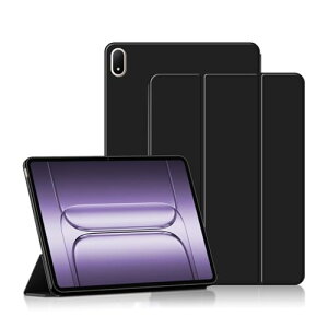 OnePlus Pad 2 Pro �P�[�X �p�x���� �㎿PU���U�[ �L�Y�h�~ ���^ �y�� �C�菝�h�~ �O�܂� �����p���� �y���z���_�[�t�� ���C�z�� �S�ʕی�^ OnePlus Pad2 Pro 13.2 �C���`��p �J�o�[ (�u���b�N) ����