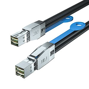12Gbps Mini SAS HD SFF-8644 to SFF-8644 �P�[�u�� NVMe�G���N���[�W���[ / �X�g���[�W�A���C SAN & JBOD 100�I�[�� 2m ��������