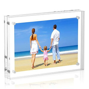 �t�H�g�t���[�� �~�j �}�O�l�b�g �A�N���� �t���[�� �z�� L�� ���ʓ��� ��� �n�K�L �܏� �|�X�^�[�W�� ���c (89x127x20 mm)