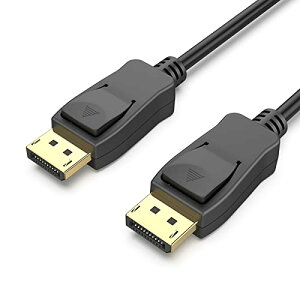 �f�B�X�v���C�|�[�g�P�[�u�� 4.5m DisplayPort-DisplayPort �P�[�u�� 4K @ 60Hz 2K @ 144Hz DP-DP�I�X-�I�X�P�[�u�� �����b�L�R�[�h ���T�|�[�g�� Lenovo Dell HP ASUS�ȂǂɑΉ� ��������