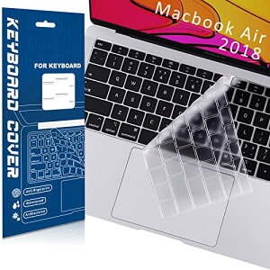MacBook Air 13�C���` (2018) ���p �L�[�{�[�h�J�o�[ �p��(US)�z�� �Ή��^�� A1932 �h�� �h�o TPU�ގ� �h���h�o �ی� �t�B����