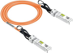 10G SFP+ �P�[�u�� SFP+ DAC Twinax�P�[�u�� Cisco SFP-H10GB-CU Meraki Ubiquiti UniFi Mikrotik Intel Fortinet Netgear Arista D-Link Supermicro TP-Link�Ȃǌ݊� 0.5m �I�����W ��������