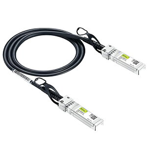 2�{���� 10G SFP+ �P�[�u�� SFP+ DAC Twinax�P�[�u�� Cisco SFP-H10GB-CU1M Meraki Ubiquiti UniFi Mikrotik Fortinet Netgear Arista D-Link Supermicro TP-Link�Ȃǌ݊� 1m ��������