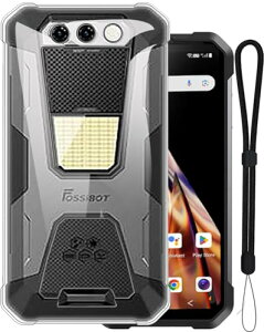 FOSSiBOT F106 Pro �P�[�X �ی�J�o�[ �N���A �ϏՌ� TPU �_�炩����G�� �l���̌� �S�ʕی� �X�N���[�� & �J�����ی� �y�� ���^ �ϏՌ� �����h�~ �w��h�~ ���ϖh�~ FOSSiBOT F106 Pro �ی�J�o�[ (�N