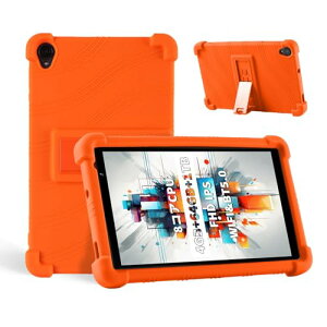 HAOVM M8 / M8 Plus �P�[�X �J�o�[�^�u���b�g 8�C���` �P�[�X �V���R�� �ϏՌ� �u���P�b�g�@�\ �p�x���� �V���R�[���^�u���b�g�P�[�X (�I�����W) ��������