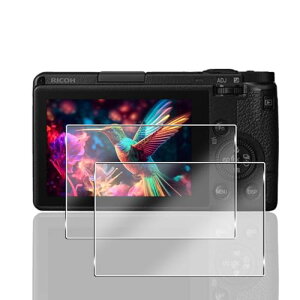 RICOH GR III X / GRIII �K���X�t�B���� 2�� RICOH GR III X / GRIII �t�B���� RICOH GR III �ی�t�B���� �����K���X �����ߗ� 3D Touch��U�h�~ �����x �ϏՌ� �w�� ����h�~ �[���C�A ���E���h�G�b�W���H �ȒP