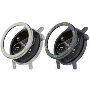 CMF Watch Pro2 �x�[�� ���^���x�[�� + �����K���X�t�B���� �X�N���[���v���e�N�^�[ �x�[�������O �������� �t���[�� �ی�J�o�[ �ϏՌ� ���h�~ �����x�[�������O ��t�ȒP CMF By Nothing Watch Pro 2 