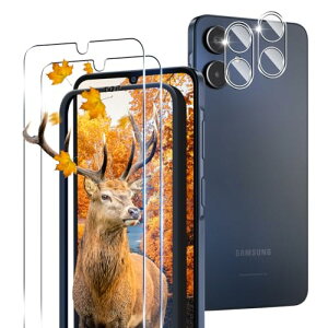 Galaxy A25 5G SC-53F SCG33 �K���X�t�B���� 2�� �M�����N�V�[A25 �t�B���� + 2�� �J�����ی�t�B���� �ی�t�B���� �����K���X �t�B���� �����ߗ� 3D Touch����0.26�����^ ��U�h�~ �����x �ϏՌ� �w�� ��