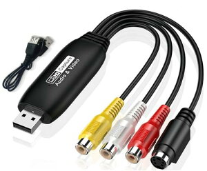 USB2.0 �r�f�I�L���v�`���[ 1920×1080p 1080P�r�f�I / VHS 8mm DVD �_�r���O �p�\�R����荞�� �r�f�I�L���v�`���[ �L���v�`���[�{�[�h Windows XP / 8 / 8.1 / 10 / 11 MAC ��������