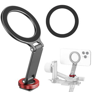 DJI RS4 Mini Magsafe �z���_�[ �u���P�b�g �܂肽���ݎ� �R�[���h�V���[�}�E���g ���� ���C�Œ� �A���~ 360°�p�x���� �Ў葀�� �\ iPhone16 / 15 / 14 / 13 / 12 / Android�ɃX�}�z / �A�N�V�����J�����p�A