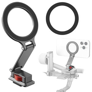 DJI RS4 Mini �}�O�Z�[�t �}�E���g �u���P�b�g �܂肽���� �R�[���h�V���[�}�E���g ���� ���C �A���~ 360°�p�x���� �Ў葀�� �K�p�\ iPhone16 / 15 / 14 / 13 / 12 / Android�ɃX�}�z / �A�N�V�����J�����p