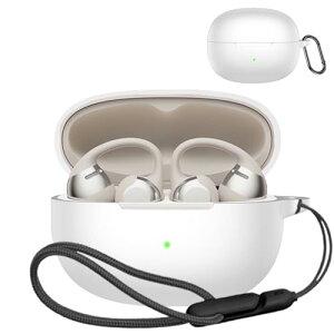 SHOKZ OpenDots One �P�[�X �J���r�i �X�g���b�v �_�炩�� �y�� �L�Y�h�~ �h�� �h�o �����܂܏[�d�\ �j�����pSHOKZ OpenDots One�p�C���z�� ���[�P�[�X (�z���C�g) ��������