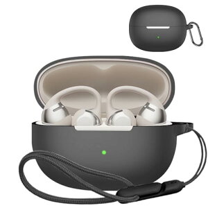 SHOKZ OpenDots One �P�[�X �J���r�i �X�g���b�v �_�炩�� �y�� �L�Y�h�~ �h�� �h�o �����܂܏[�d�\ �j�����p SHOKZ OpenDots One�p�C���z�� ���[�P�[�X (�u���b�N) ��������