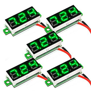 2���� LED �d���v 0.28' �f�W�^���f�B�X�v���C �d���e�X�^�[ DC 2.5V�`30V Mini �d�����[�^�[ ���m�ȓd������Ƌt�ڑ��ی�t�� HD�d���\���p�l�� �� / �D / �Y�� / ���� / ��H�e�X�g / DIY�ɓK���Ă�[��