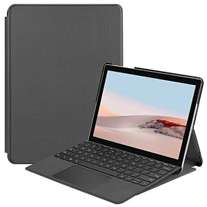 Surface Go2 / Surface Go3 / Surface Go4 �P�[�X �y�� ���^ ��܂� �X�^���h �^�u���b�g�P�[�X PU���U�[ �ی� �J�o�[ �����^�� �� ����h�~ Surface Go 4 2023 �J�o�[ [�O���[] ��������