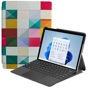 Microsoft Surface Go3 / Surface Go4 �P�[�X �y�� ���^ �ϏՌ� �� ���� �ی� ��܂� �X�^���h �^�u���b�g�P�[�X PU���U�[ Surface Go / Go2 / Go3 10.5�C���` �J�o�[ ��������