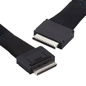 OCuLink PCIe PCI Express SFF-8611 8 x 8�`���l��OCuLink SFF-861 8 x SSD�f�[�^�A�N�e�B�u�P�[�u�� �P�[�u�� 50cm ��������