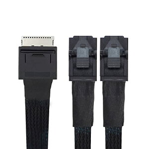 50cm OCuLink PCIe PCI Express SFF-8611 8 x 8�`���l������f���A��SFF-8643 HD 4 x SSD�f�[�^�A�N�e�B�u�P�[�u��