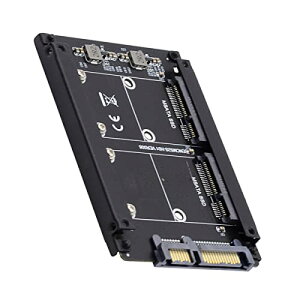 Dual MSATA Mini SATA SSD�J�[�hJOBD Raid 0�� 2.5�C���` SATA Combo HDD�f�B�X�N�h���C�u �L���r�l�b�g �u���b�W ��������