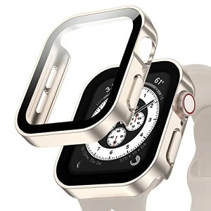 Apple Watch �J�o�[ 41mm �P�[�X �h�� �A�b�v���E�H�b�` 3D ���p�G�b�W �ی� �A�b�v���E�H�b�` Series 9 / 8 / 7 �K���X�t�B���� ��̌^ �����ߗ� ��̌^ ���� �y�� �S�ʕی� ��� �ϏՌ� �����ȒP �}�b